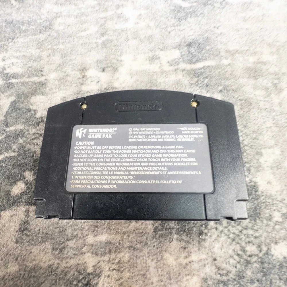 Armorines Project SWARM Nintendo 64 N64 Black Cartridge Acclaim FPS Sci-Fi